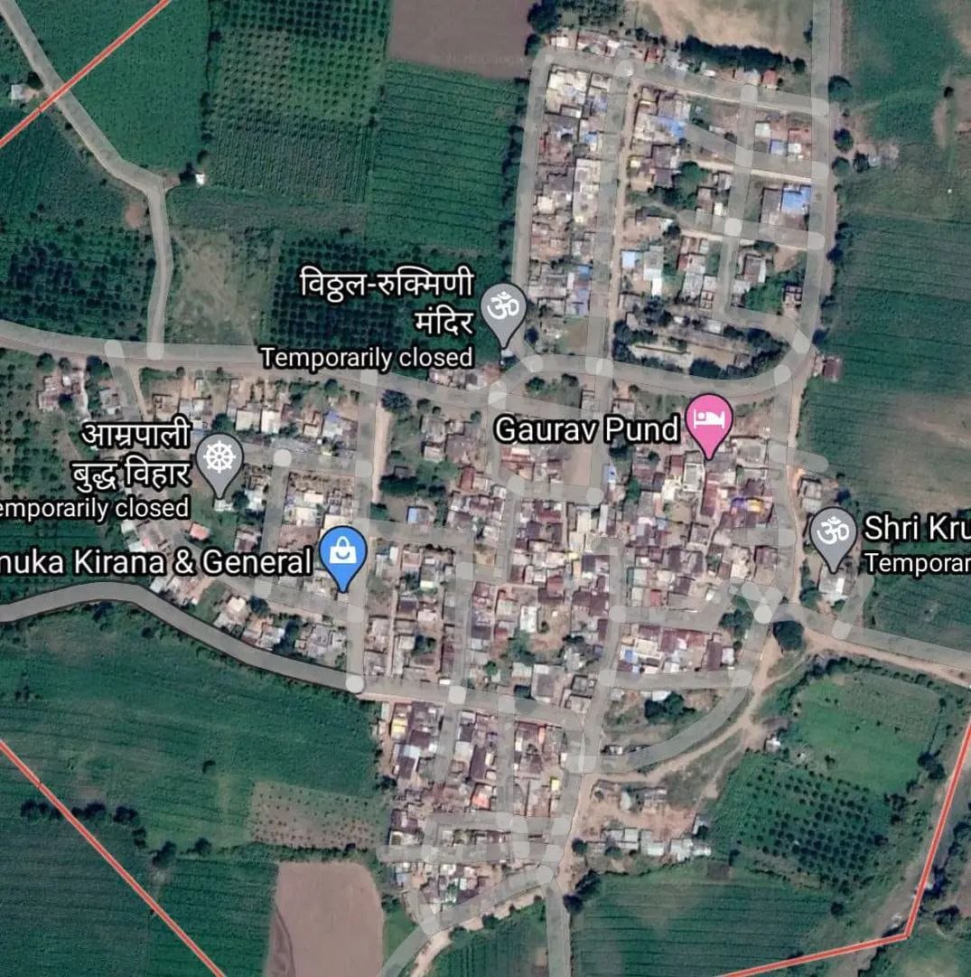 गावाचा नकाशा